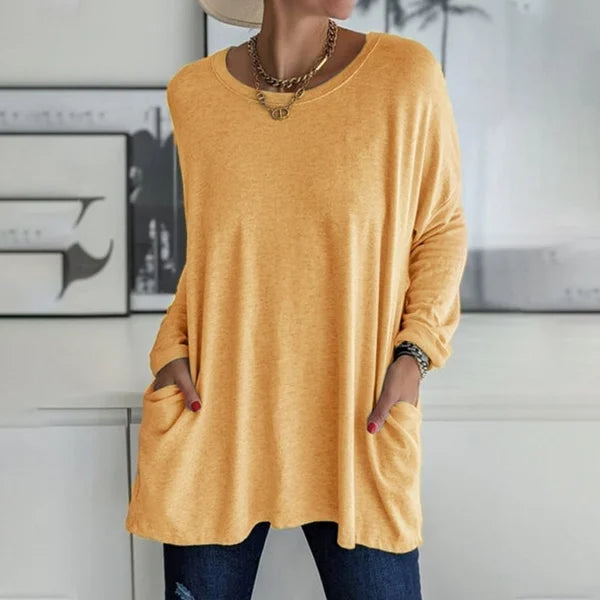 Women's Relaxed Long-Sleeve Top