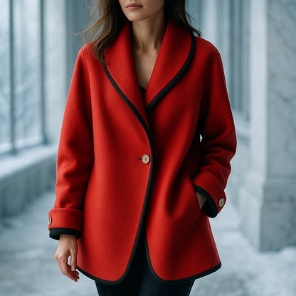 Women's Oversized Winter Wool Coat