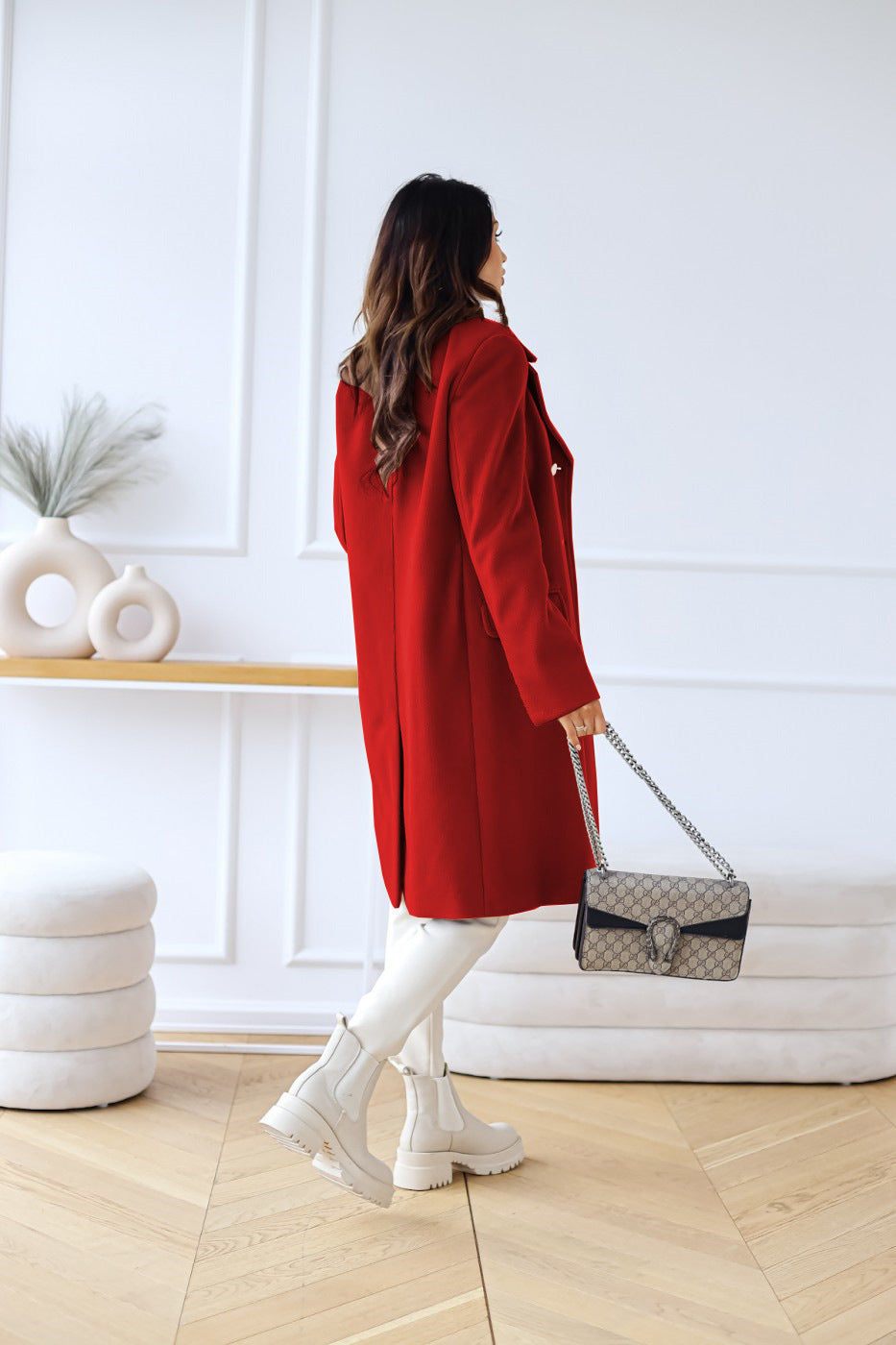 Women's Double-Breasted Coat