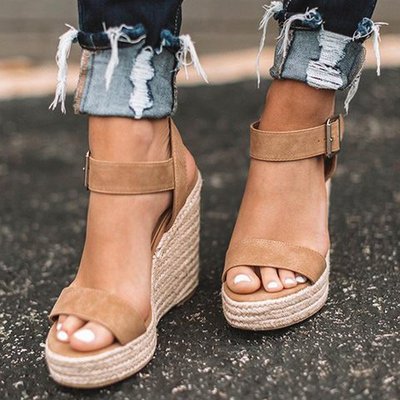Women's Open-Toe Wedge Sandals