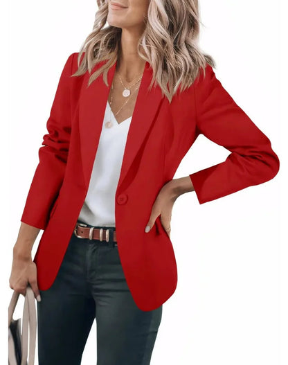 Women's Vintage-Look Tailored Work Blazer