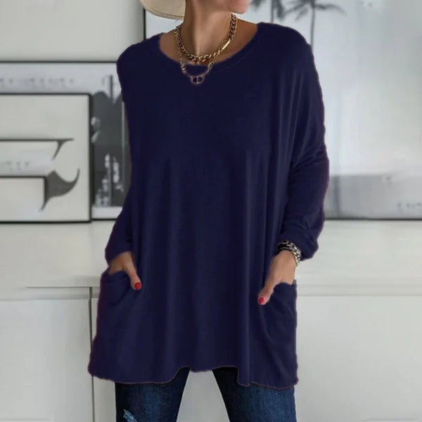 Women's Relaxed Long-Sleeve Top