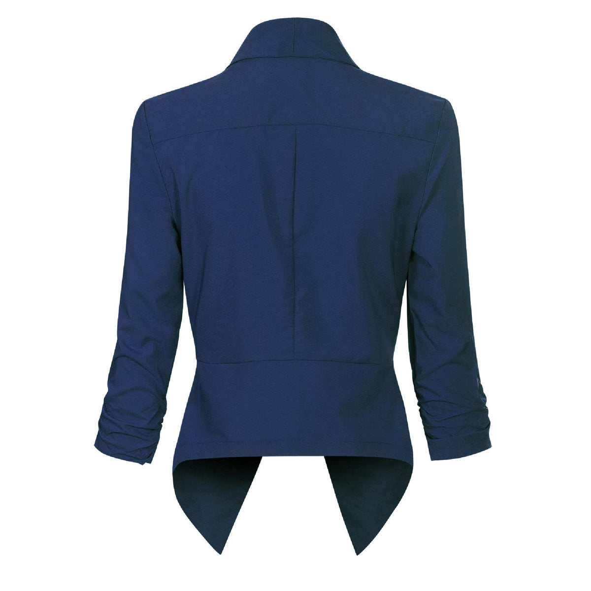 Women's Open-Front Draped Work Blazer
