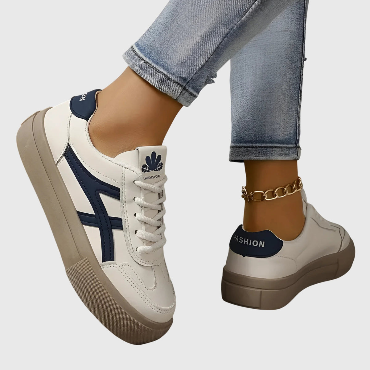 Women's Orthopaedic Extra-Wide Heel Trainers