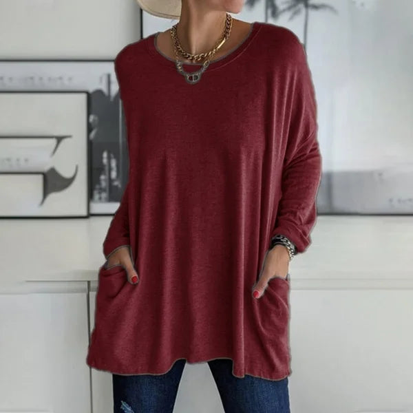 Women's Relaxed Long-Sleeve Top