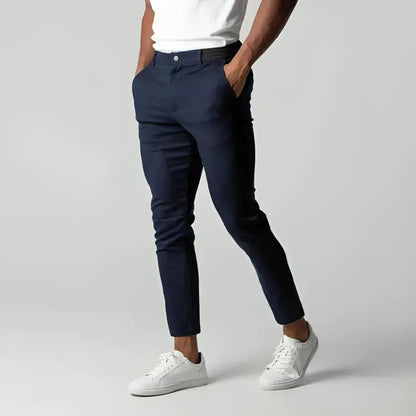 Men's Slim-Fit Stretch Chino Trousers