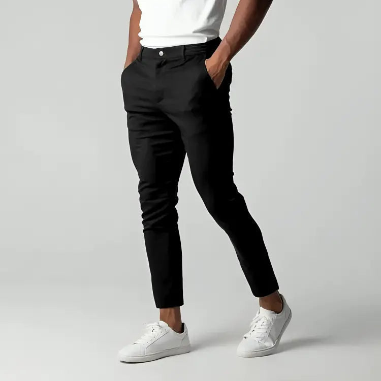 Men's Slim-Fit Stretch Chino Trousers