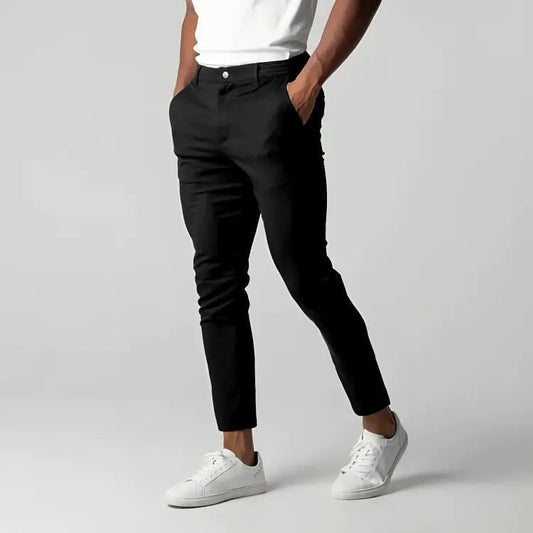 Men's Slim-Fit Stretch Chino Trousers