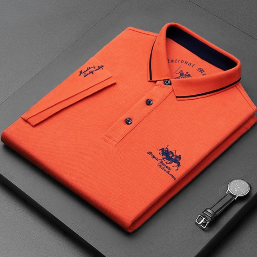 Men's Embroidered Polo Shirt