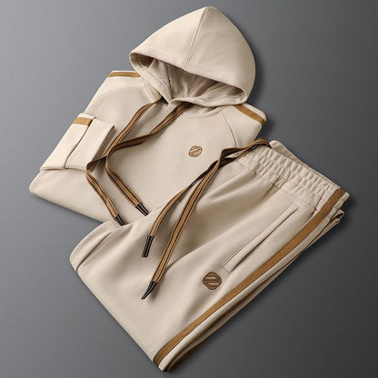 Men's Relaxed-Fit Tracksuit Set Drawstring Waist Pockets