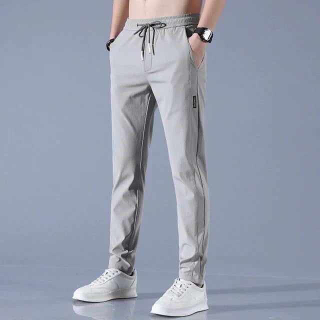 Men's Stretch Chino Trousers Relaxed-Fit