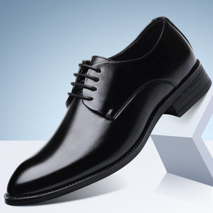 Men's Almond-Toe Derby Dress Shoes Formal Evening Cushioned