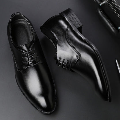 Men's Almond-Toe Derby Dress Shoes Formal Evening Cushioned