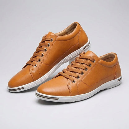 Men's Leather Derby Trainers