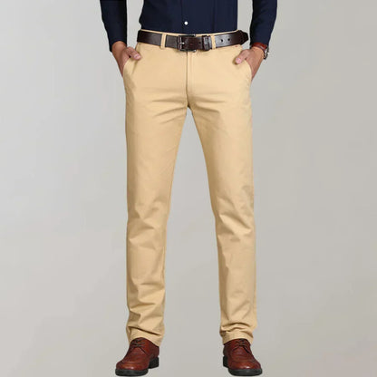Men's Slim-Fit Chino Trousers