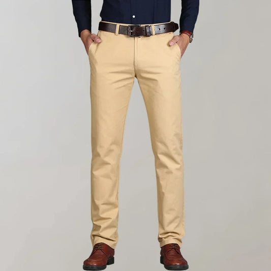 Men's Slim-Fit Chino Trousers