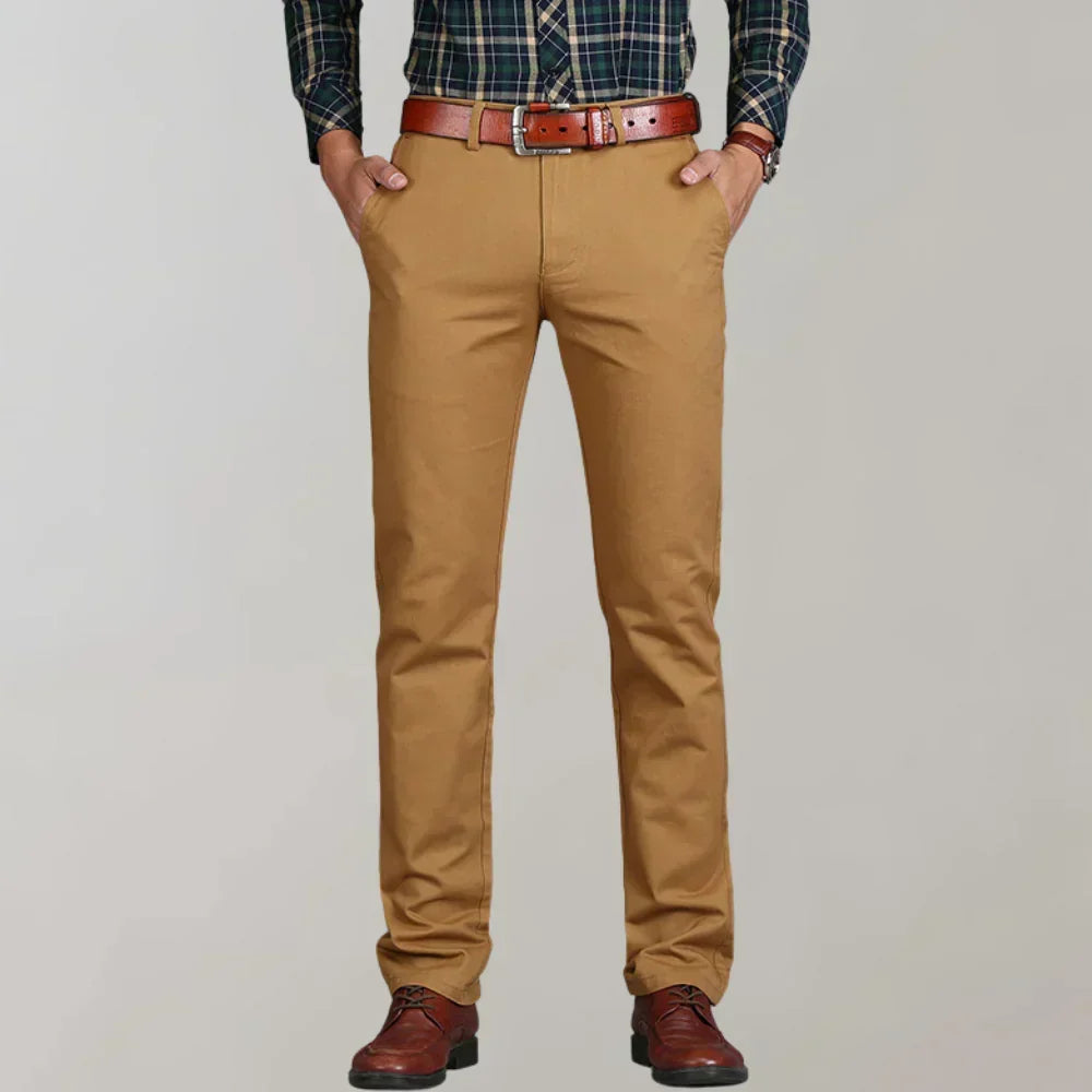 Men's Slim-Fit Chino Trousers