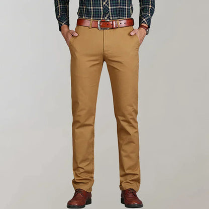 Men's Slim-Fit Chino Trousers