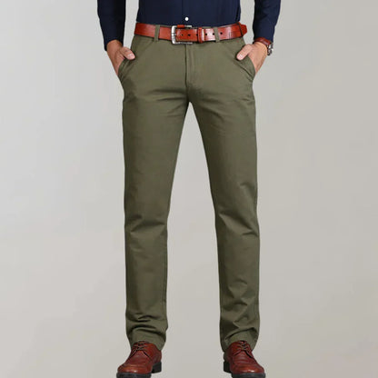 Men's Slim-Fit Chino Trousers