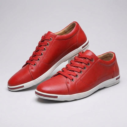 Men's Leather Derby Trainers