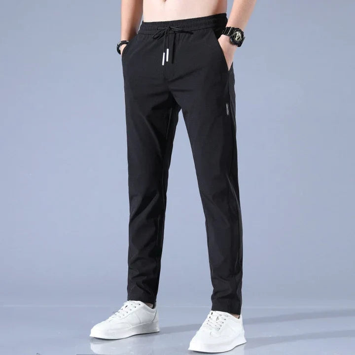 Men's Stretch Chino Trousers Relaxed-Fit