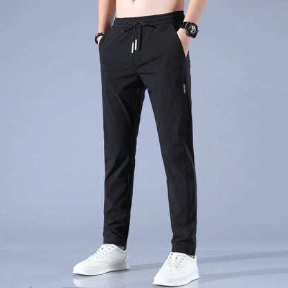 Men's Stretch Chino Trousers Relaxed-Fit
