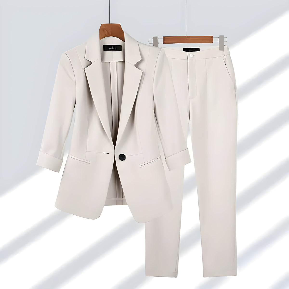 Women's Tailored Blazer and Trouser Two-Piece Set