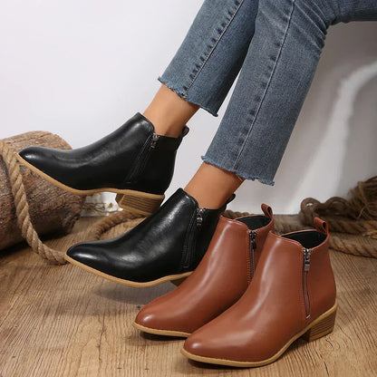 Women's Heeled Ankle Boots Cushioned