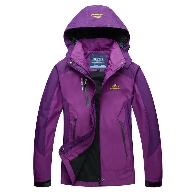 Women's Hooded Waterproof Rain Jacket