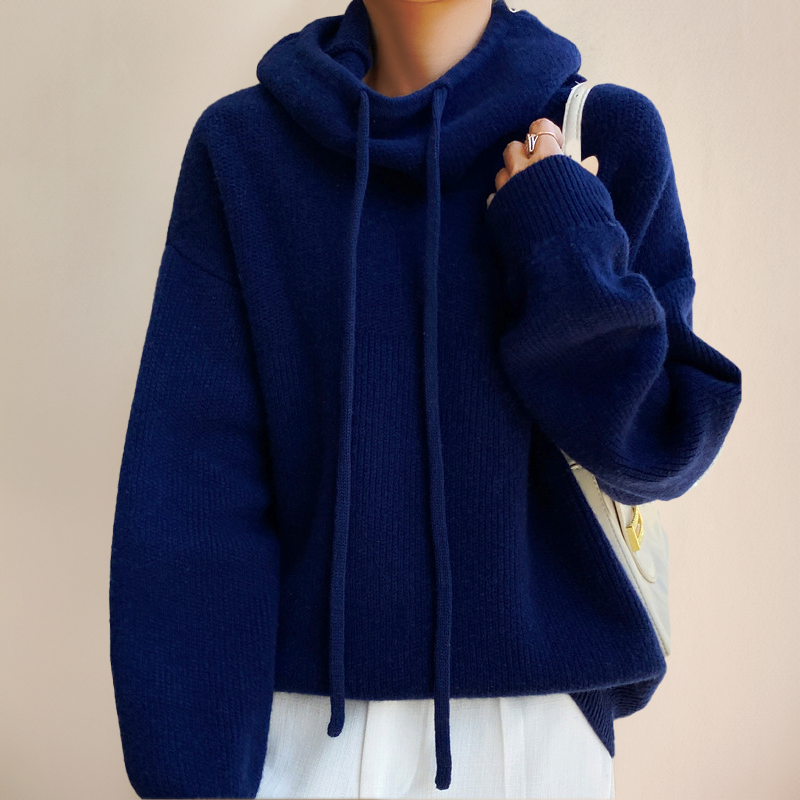 Women's Oversized Cowl-Neck Hoodie
