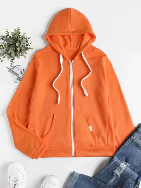 Women's Regular-Fit Zip-Up Hoodie