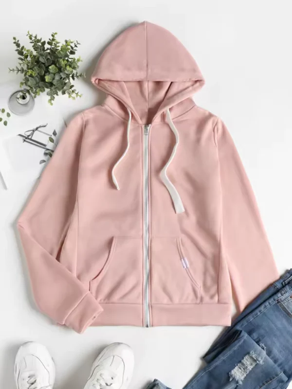 Women's Regular-Fit Zip-Up Hoodie