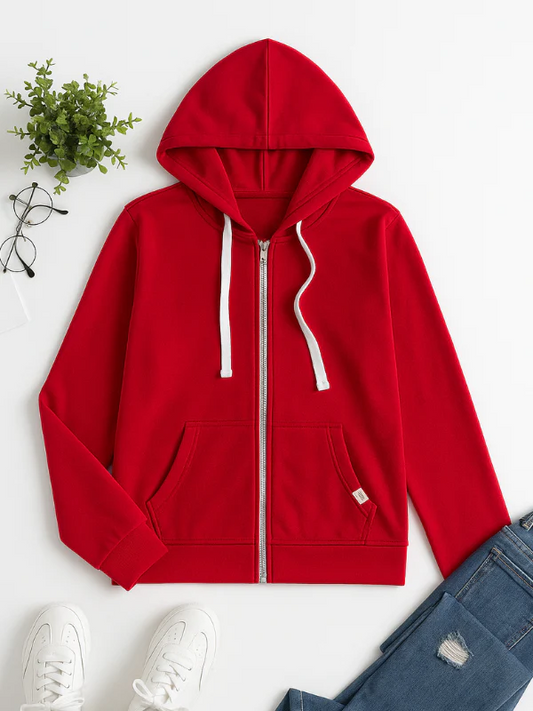 Women's Regular-Fit Zip-Up Hoodie