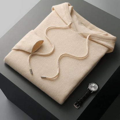 Men's Relaxed-Fit Knit Hoodie