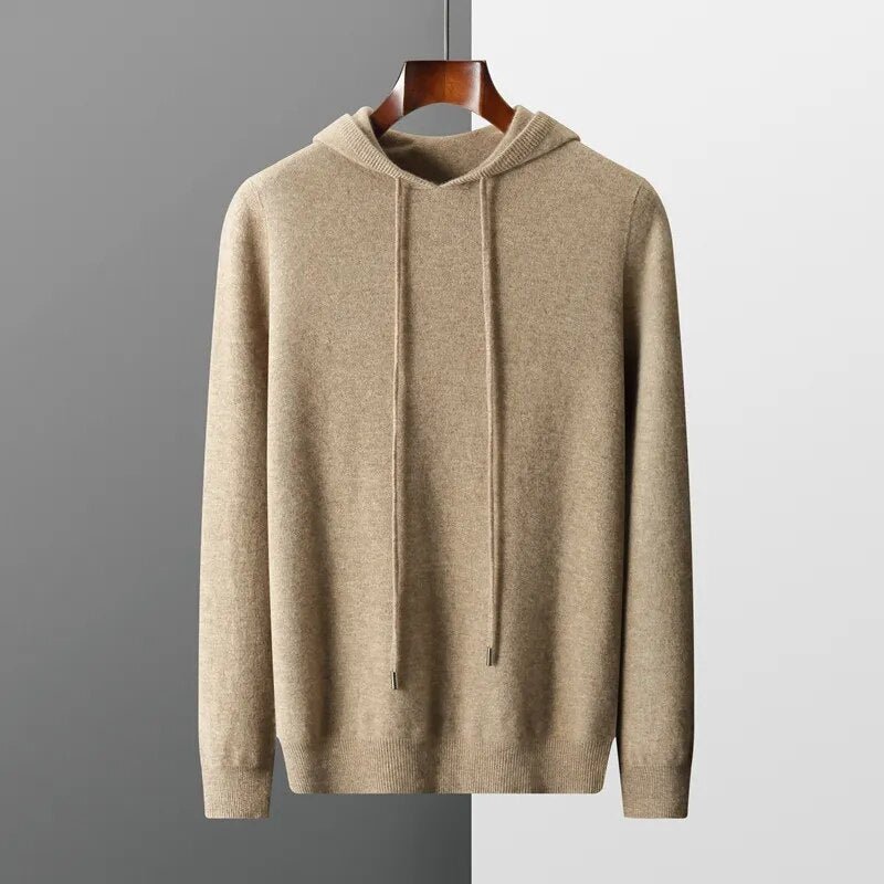 Men's Relaxed-Fit Knit Hoodie