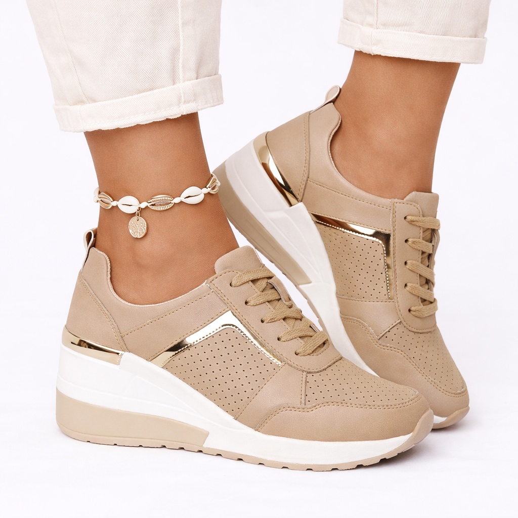 Women's Wedge Trainers Cushioned Lightweight