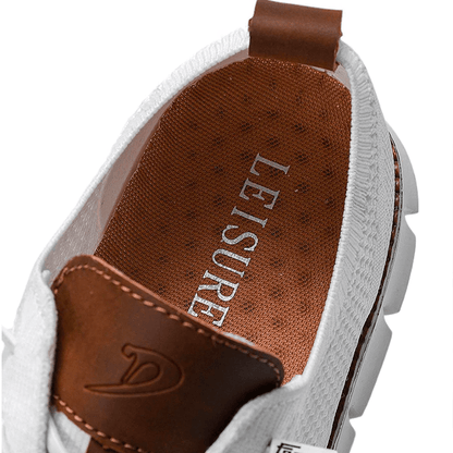 Men's Textured Knit Oxford Trainers