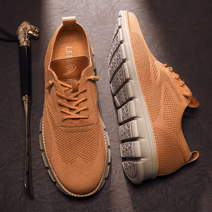 Men's Textured Knit Oxford Trainers
