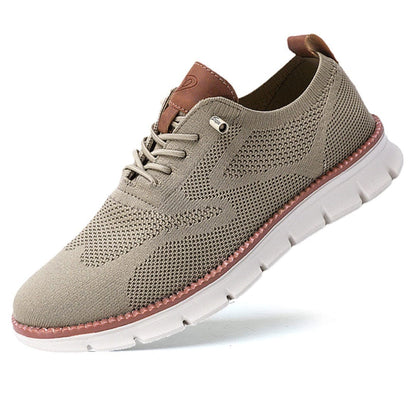 Men's Textured Knit Oxford Trainers