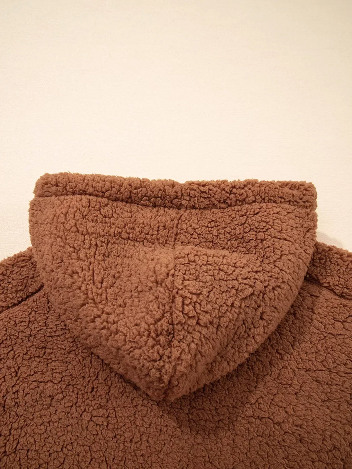 Women's Zip-Up Winter Teddy Jacket Pockets Oversized