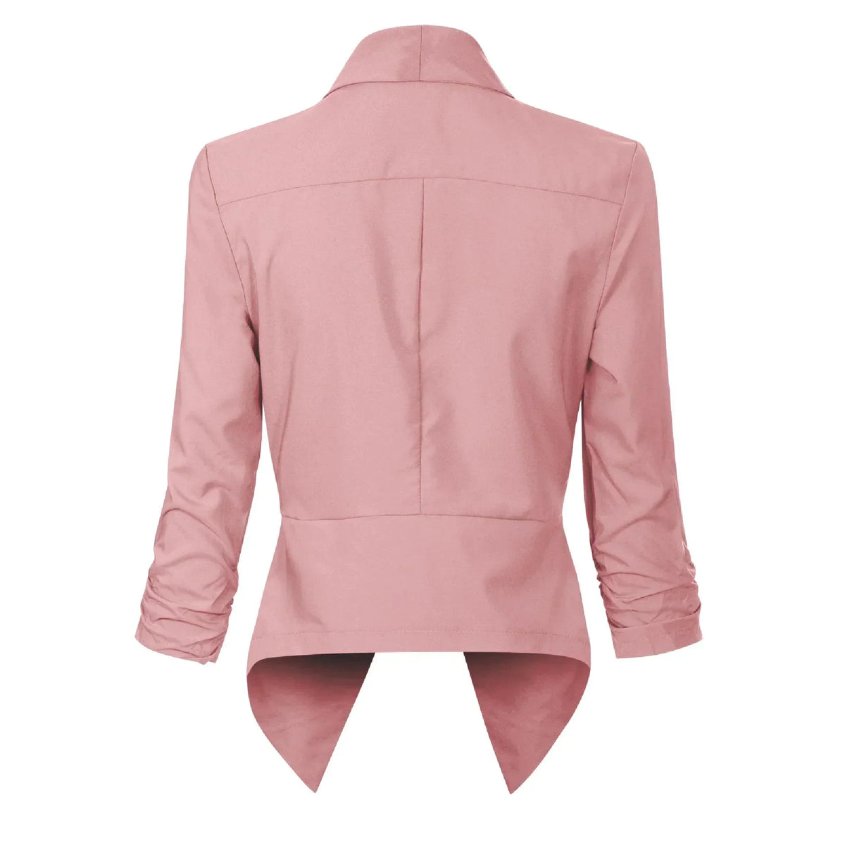 Women's Open-Front Draped Work Blazer
