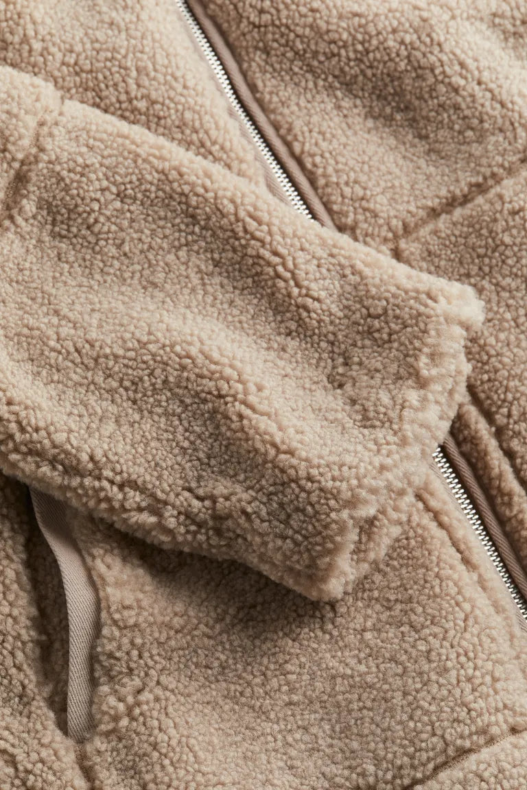 Women's Oversized Winter Teddy Jacket