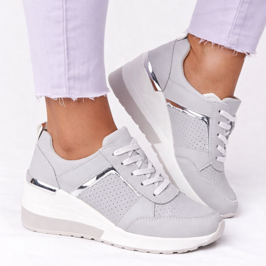 Women's Wedge Trainers Cushioned Lightweight