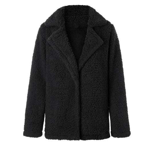 Women's Long Winter Teddy Coat