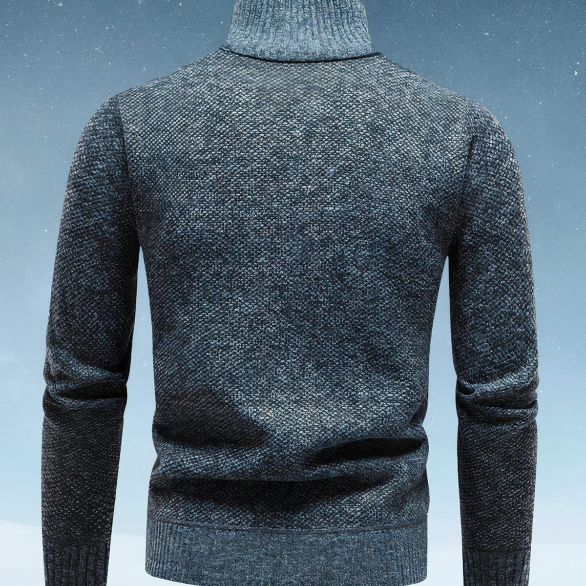 Men's Diamond-Knit Crew-Neck Knitted Jumper