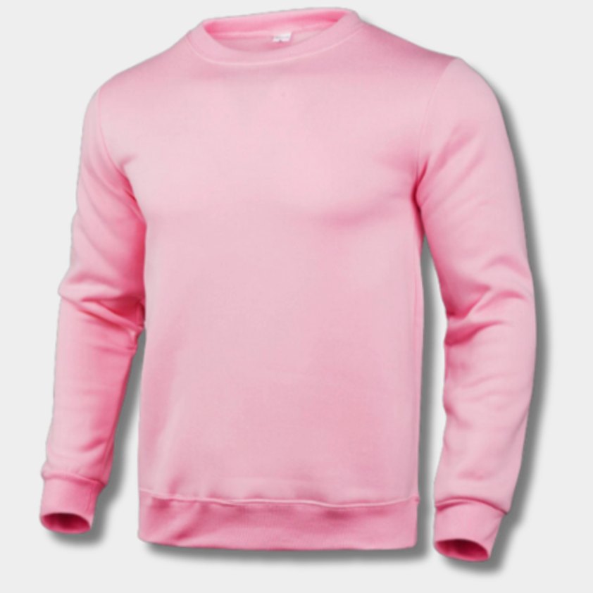Men's Slim-Fit Crew-Neck Fleece Sweatshirt Jumper