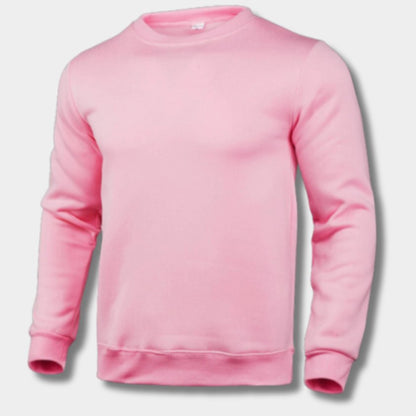 Men's Slim-Fit Crew-Neck Fleece Sweatshirt Jumper