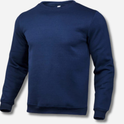 Men's Slim-Fit Crew-Neck Fleece Sweatshirt Jumper