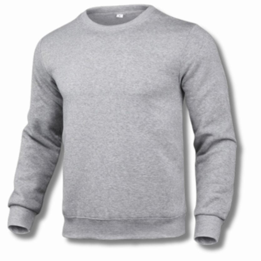 Men's Slim-Fit Crew-Neck Fleece Sweatshirt Jumper