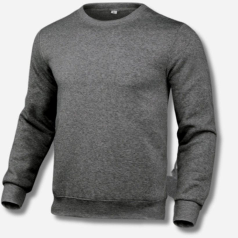 Men's Slim-Fit Crew-Neck Fleece Sweatshirt Jumper